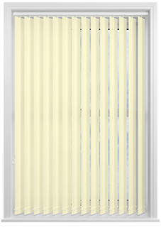 Trinity (Blackout), Alabaster - Vertical Blind